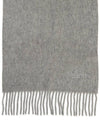 Small Solid Merino Wool Muffler Grey - MULBERRY - BALAAN 9