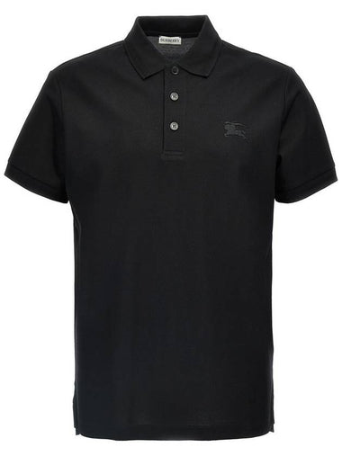 Burberry Logo Embroidery Polo Shirt - BURBERRY - BALAAN 1