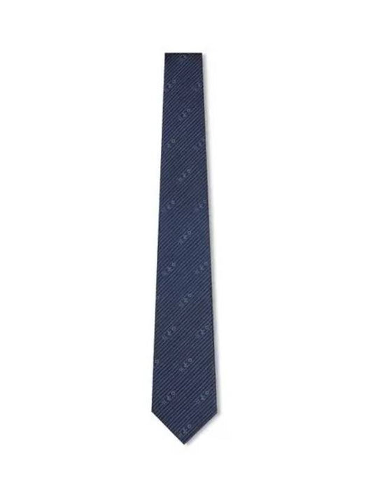 Monogram Diagonal Tie Navy - LOUIS VUITTON - BALAAN 2