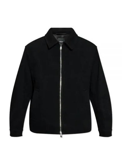 Milo Zip Knit Jacket Black - THEORY - BALAAN 2