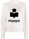 Moby Logo Print Sweatshirt Ecru - ISABEL MARANT - BALAAN 8