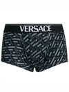 La Greca Logo Band Boxer Briefs Black Grey - VERSACE - BALAAN 8