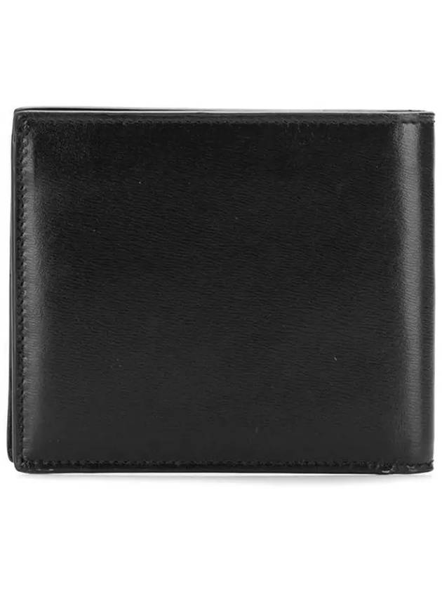 Tiny Monogram Half Wallet Black Gold - SAINT LAURENT - BALAAN 4