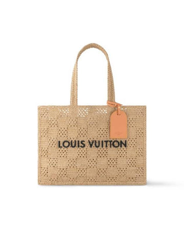 Summer Shopper MM Tote Bag Natural Beige - LOUIS VUITTON - BALAAN 1