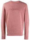 Lens Wappen Fleece Sweatshirt Pink - CP COMPANY - BALAAN 3