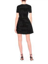 Women's Logo Knit Short Dress Black - DSQUARED2 - BALAAN 5