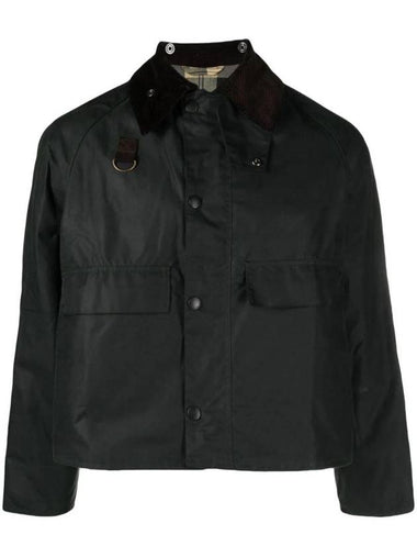 Spey Wax Jacket Sage - BARBOUR - BALAAN 1