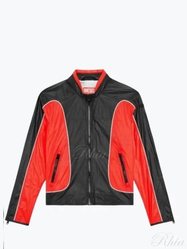 J Blinkid A Nylon Jacket Red Black - DIESEL - BALAAN 2