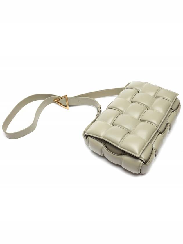 Gold Padded Cassette Cross Bag Travertine - BOTTEGA VENETA - BALAAN 6