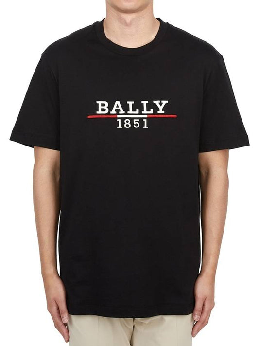 Men s short sleeve t shirt M5OU739F 7S319 00 - BALLY - BALAAN 1