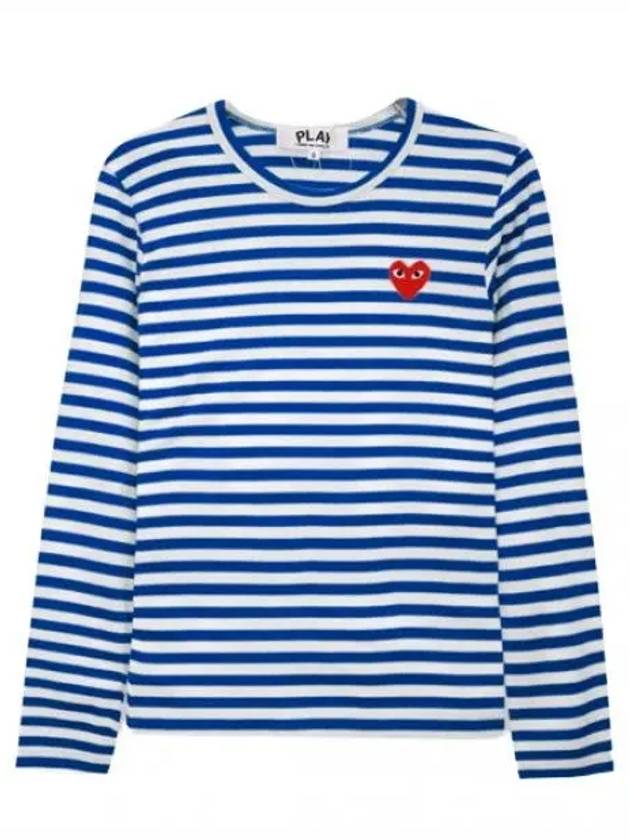 Red Heart Waffen Striped Long Sleeve T Shirt Men s - COMME DES GARCONS - BALAAN 1