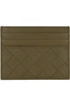 Intrecciato Leather Card Wallet Mud - BOTTEGA VENETA - BALAAN 2