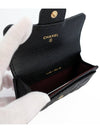 Classic Grained Calfskin Card Wallet Black - CHANEL - BALAAN 6