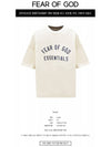 125BT244192F 059 Essential Logo Printing Jersey Crew Neck Round Short Sleeve T Shirt Shell Men s TEO - FEAR OF GOD - BALAAN 2