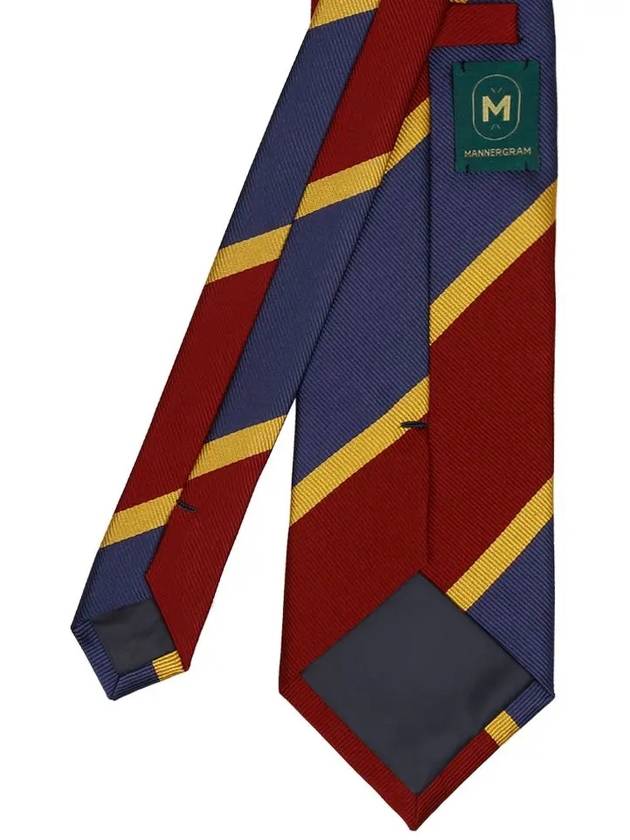 Preppy Block Regimental Tie - MANNERGRAM - BALAAN 4