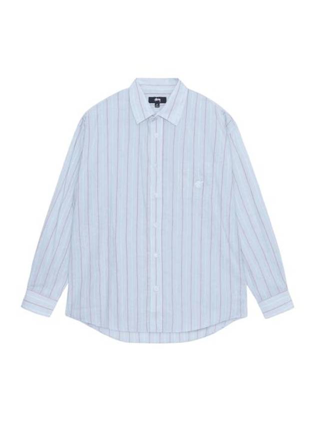 Long Sleeve Shirt 11103172065 Free Light Blue - STUSSY - BALAAN 1