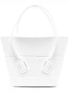 Arco Mini Rubber Tote Bag White - BOTTEGA VENETA - BALAAN 2