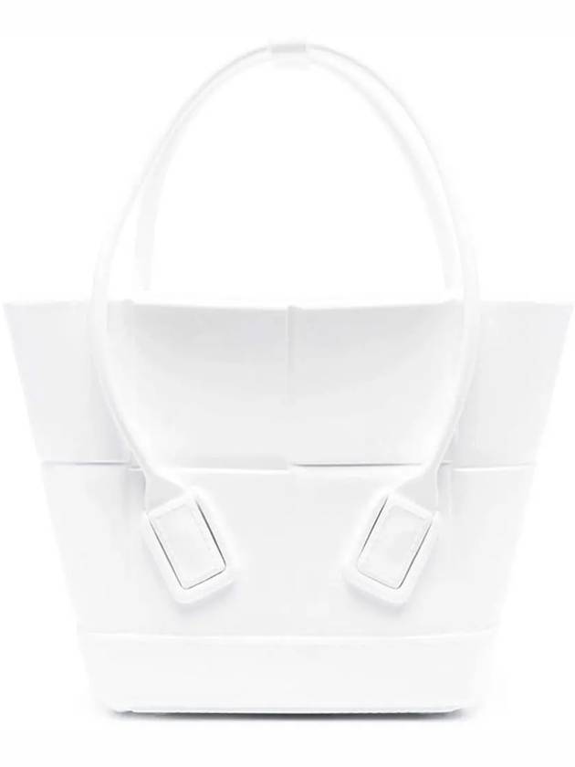 Arco Mini Rubber Tote Bag White - BOTTEGA VENETA - BALAAN 2