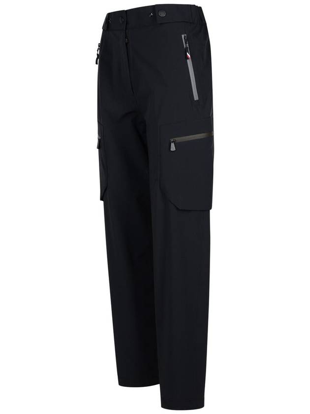 Moncler Grenoble Black Polyamide Blend Trousers - MONCLER - BALAAN 2