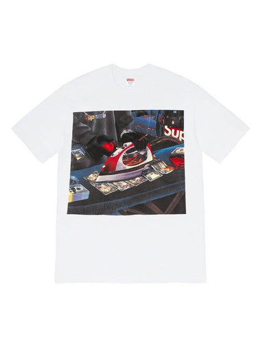 Gas Print Short Sleeve T-Shirt White - SUPREME - BALAAN 1