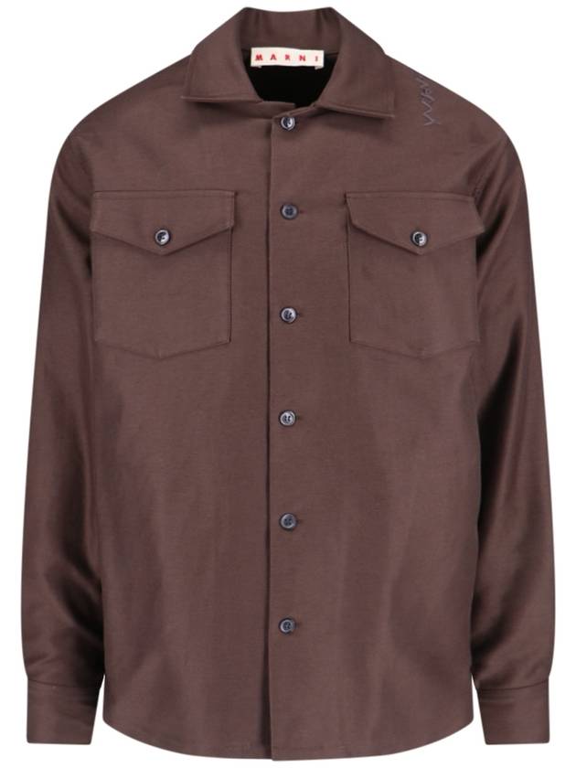 Marni Shirts Brown - MARNI - BALAAN 1