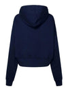 Micro Logo Crop Hoodie Navy - MSGM - BALAAN 3