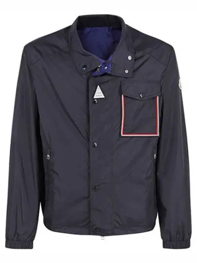 Rapeneau Reversible Rain Jacket Navy Blue - MONCLER - BALAAN 2