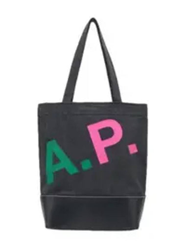 Axel Small Cotton Tote Bag Grey - A.P.C. - BALAAN 1