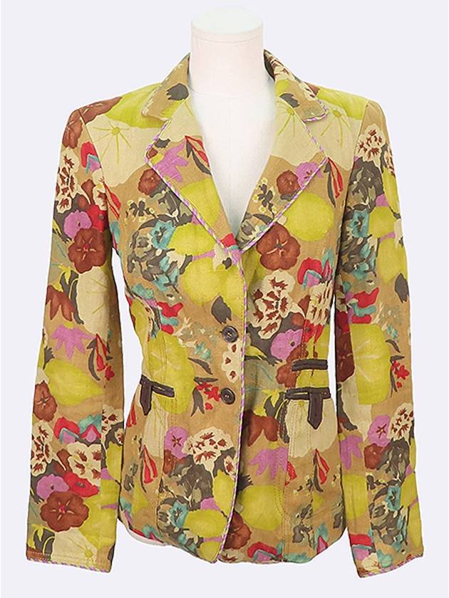 Multicolor Women s Two Button Jacket 40 - ETRO - BALAAN 1