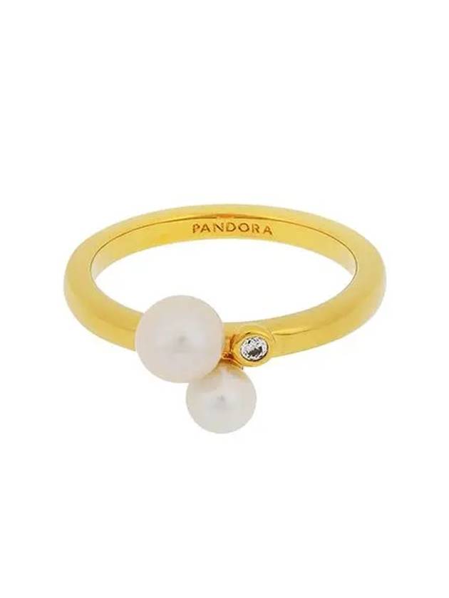 163156C01 Duo Treated Freshwater Cultured Women s Pearl Ring - PANDORA - BALAAN 5