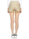 Women's Triple Rain Jersey Shorts Beige - HORN GARMENT - BALAAN 5