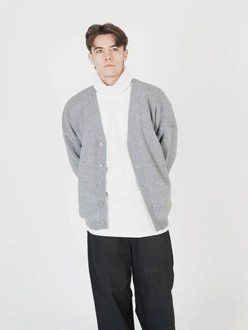 Hazy Over fit Y neck Cardigan Gray - CHANCE'S NOI - BALAAN 1