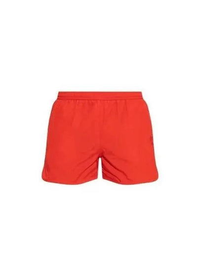 Heart Logo Swim Shorts Red - AMI - BALAAN 2