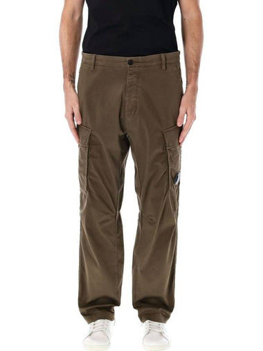 STRETCH SATEEN LOOSE CARGO PANTS - CP COMPANY - BALAAN 1