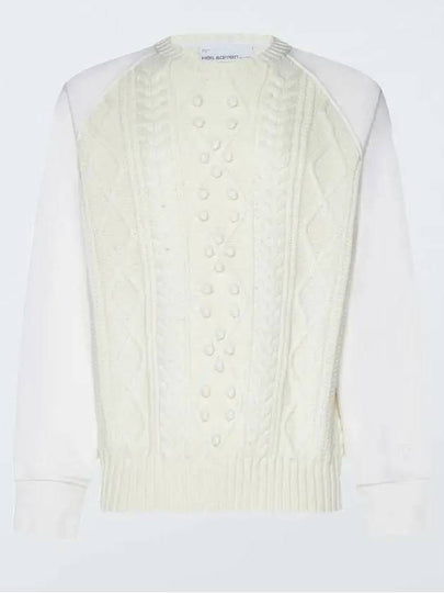 Hybrid Knit Top White - NEIL BARRETT - BALAAN 2