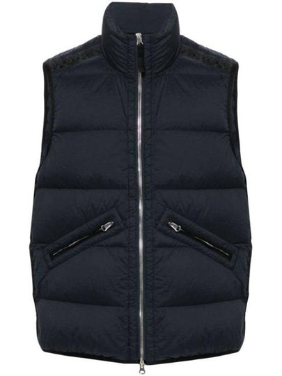 Seamless Tunnel Nylon Down Vest Navy - STONE ISLAND - BALAAN 2