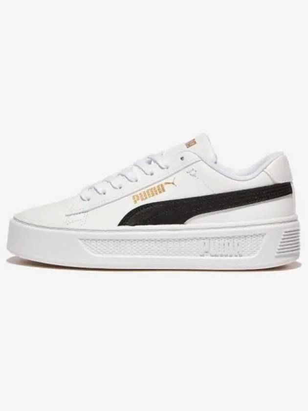 Shoes Sneakers Running Smash Platform v3 White Black Gold - PUMA - BALAAN 1