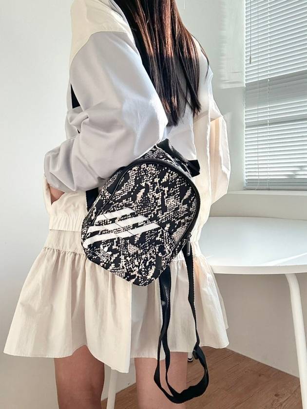 Snake Graphic Mini Backpack Black - ADIDAS - BALAAN 6