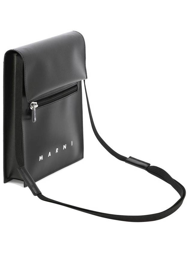 Shoelace Strap Pouch Bag Black - MARNI - BALAAN 3