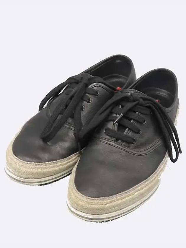 Smith Market Black Sneakers Men s Shoes - PRADA - BALAAN 5