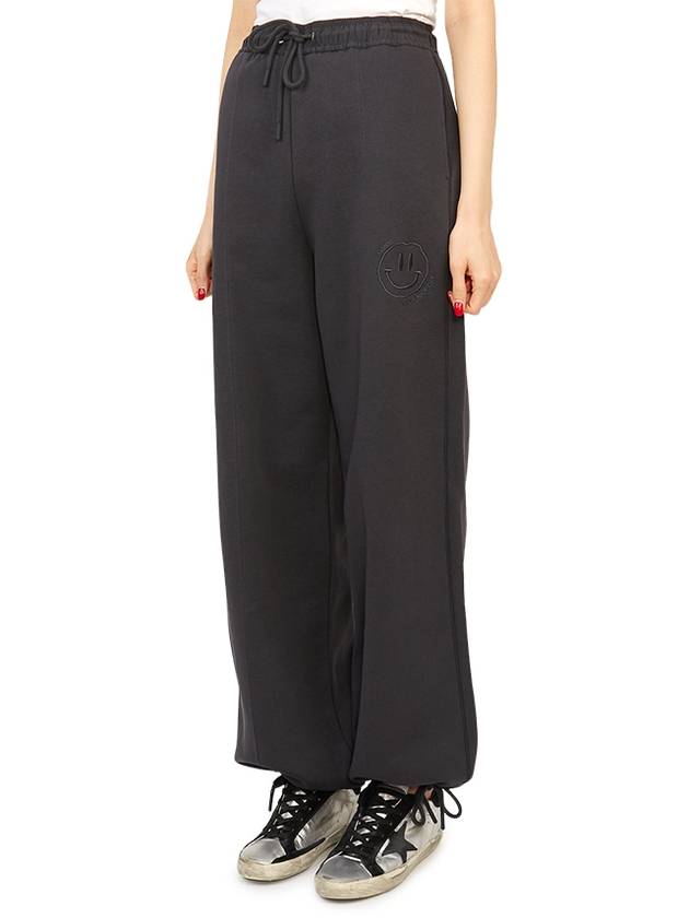 Isoli Mid-Waist Track Pants Phantom - GANNI - BALAAN 5