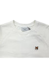 Fox Head Patch Classic Sweatshirt White - MAISON KITSUNE - BALAAN 4