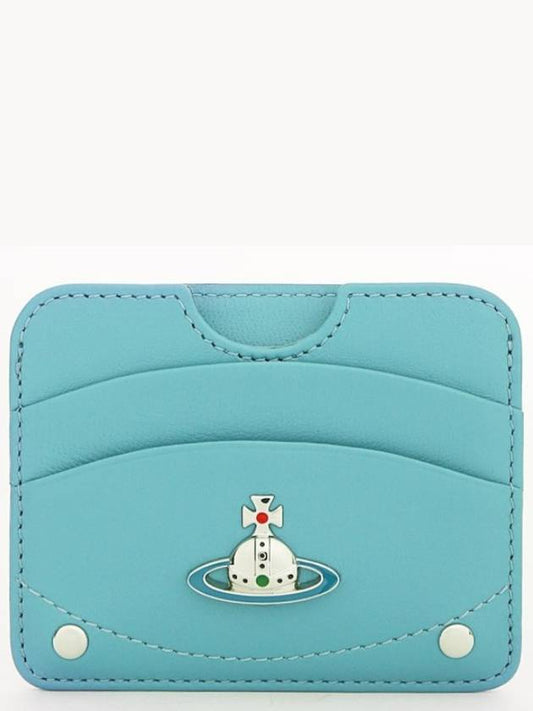 Napa Card Holder Blue 5112001SU L001L K402 - VIVIENNE WESTWOOD - BALAAN 1