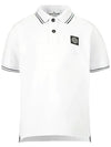 Kids Logo Patch Polo Shirt 761621348 V1001 - STONE ISLAND - BALAAN 1