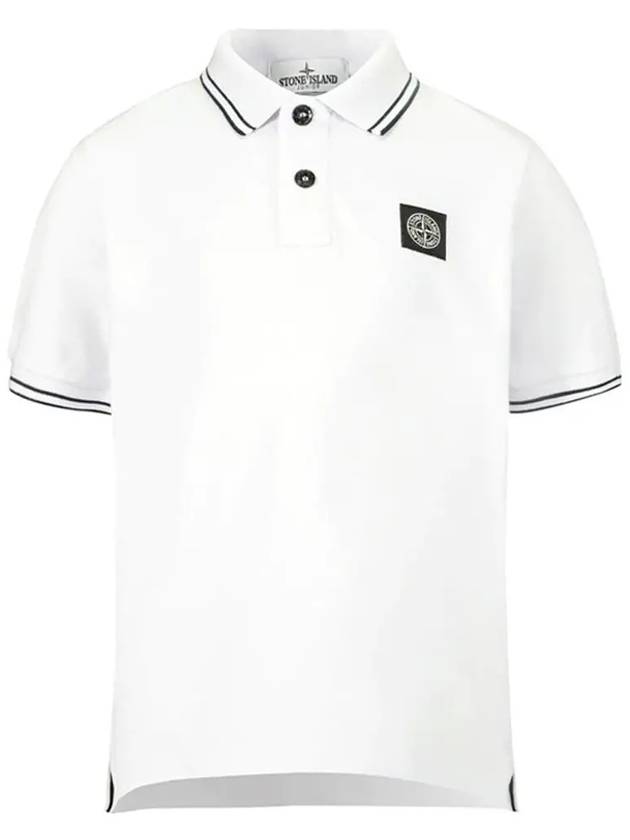 Kids Logo Patch Polo Shirt 761621348 V1001 - STONE ISLAND - BALAAN 2