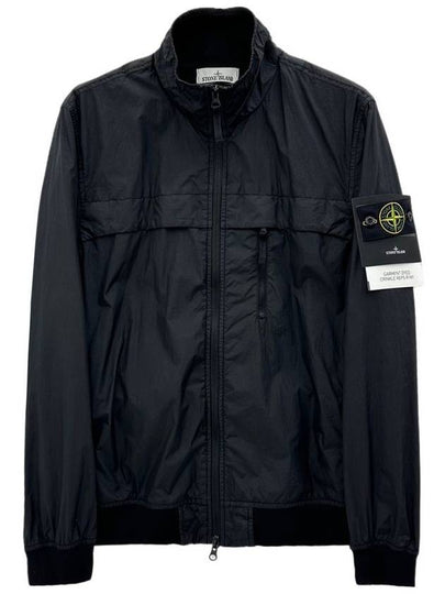 Garment Dyed Crinkle Reps R Nylon Jacket Black - STONE ISLAND - BALAAN 2