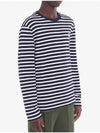 Fox Head Patch Regular Marin Long Sleeve T Shirt Navy Stripes - MAISON KITSUNE - BALAAN 5