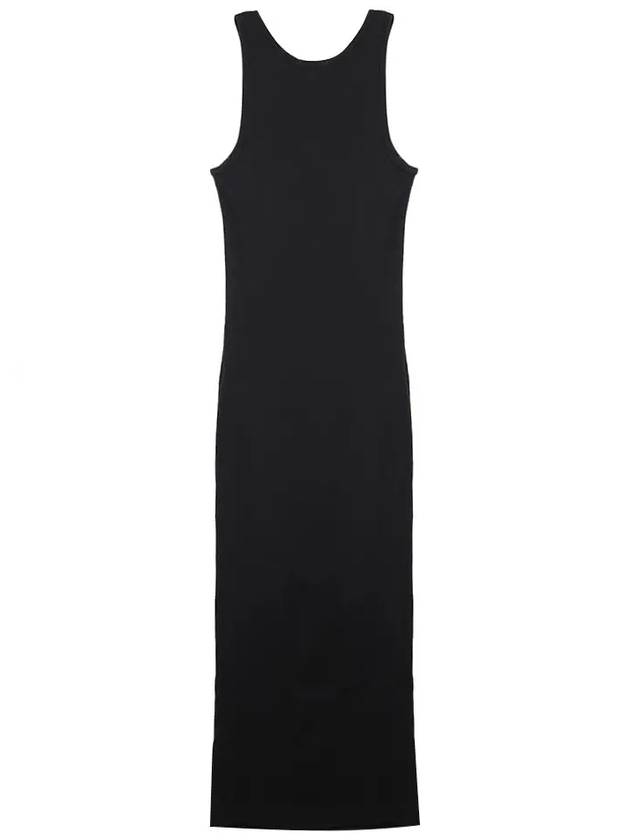 Baby Fox Ribbed Tank Long Dress Black - MAISON KITSUNE - BALAAN 3