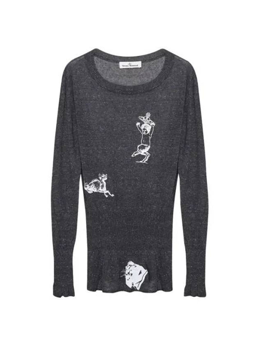 Chimera Knit Top Grey - VIVIENNE WESTWOOD - BALAAN 1