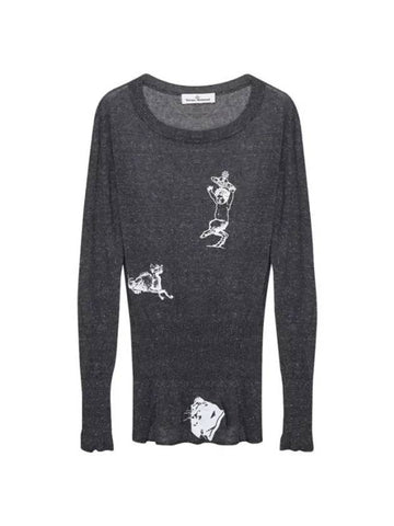 Chimera Knit Top Grey - VIVIENNE WESTWOOD - BALAAN 1